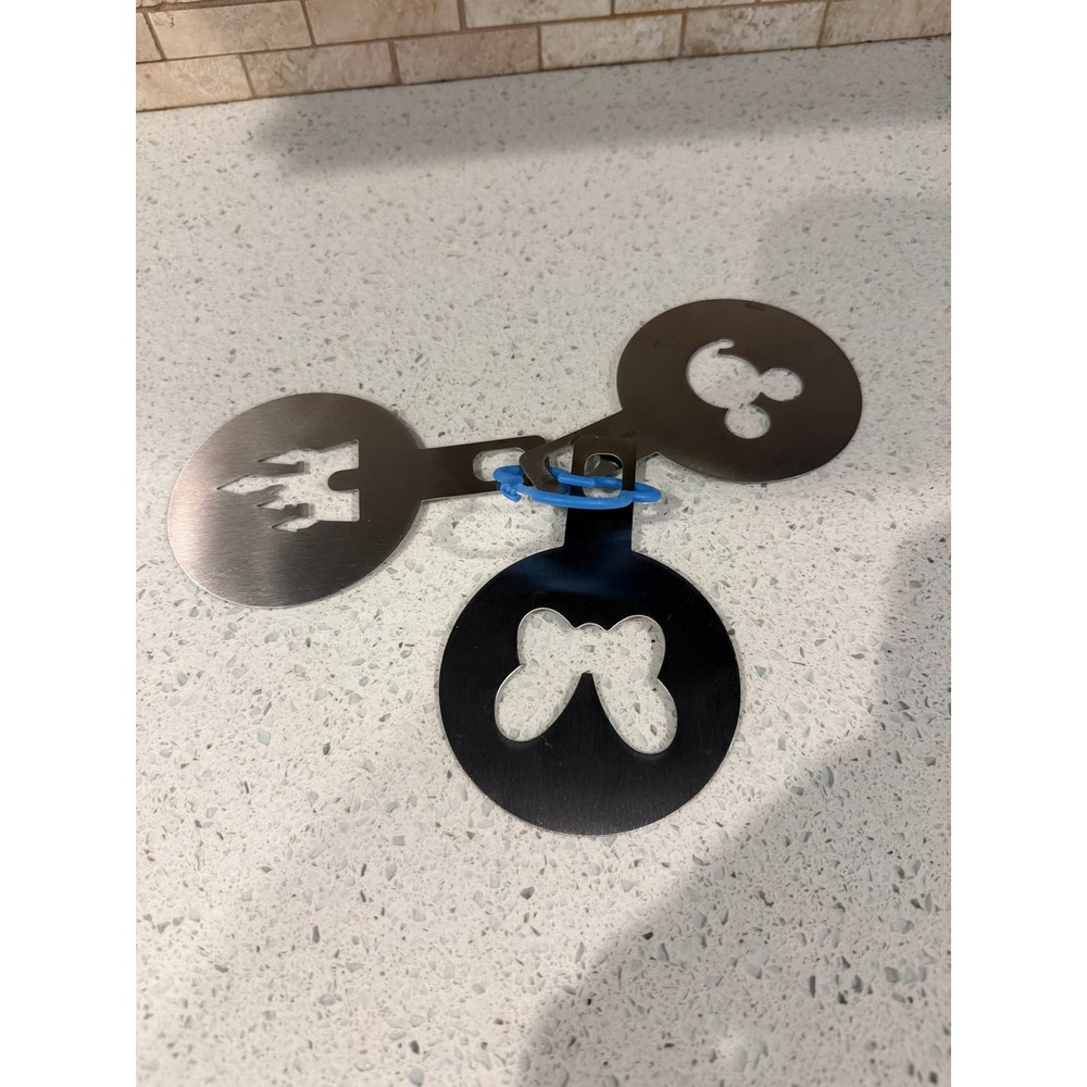Disney Parks Mousewares Mickey Mouse Friends Coffee Stencil Set
